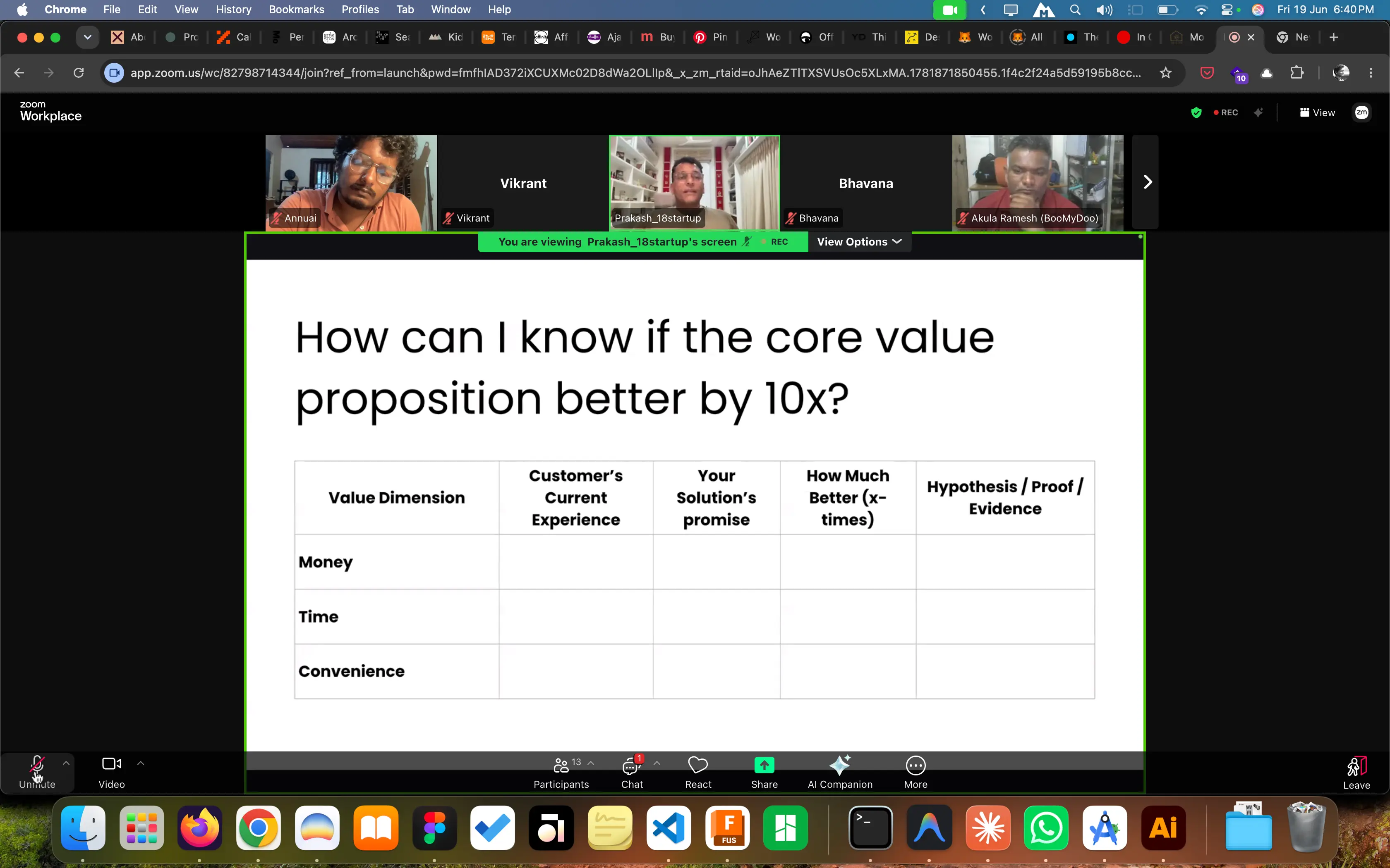 10x value proposition worksheet