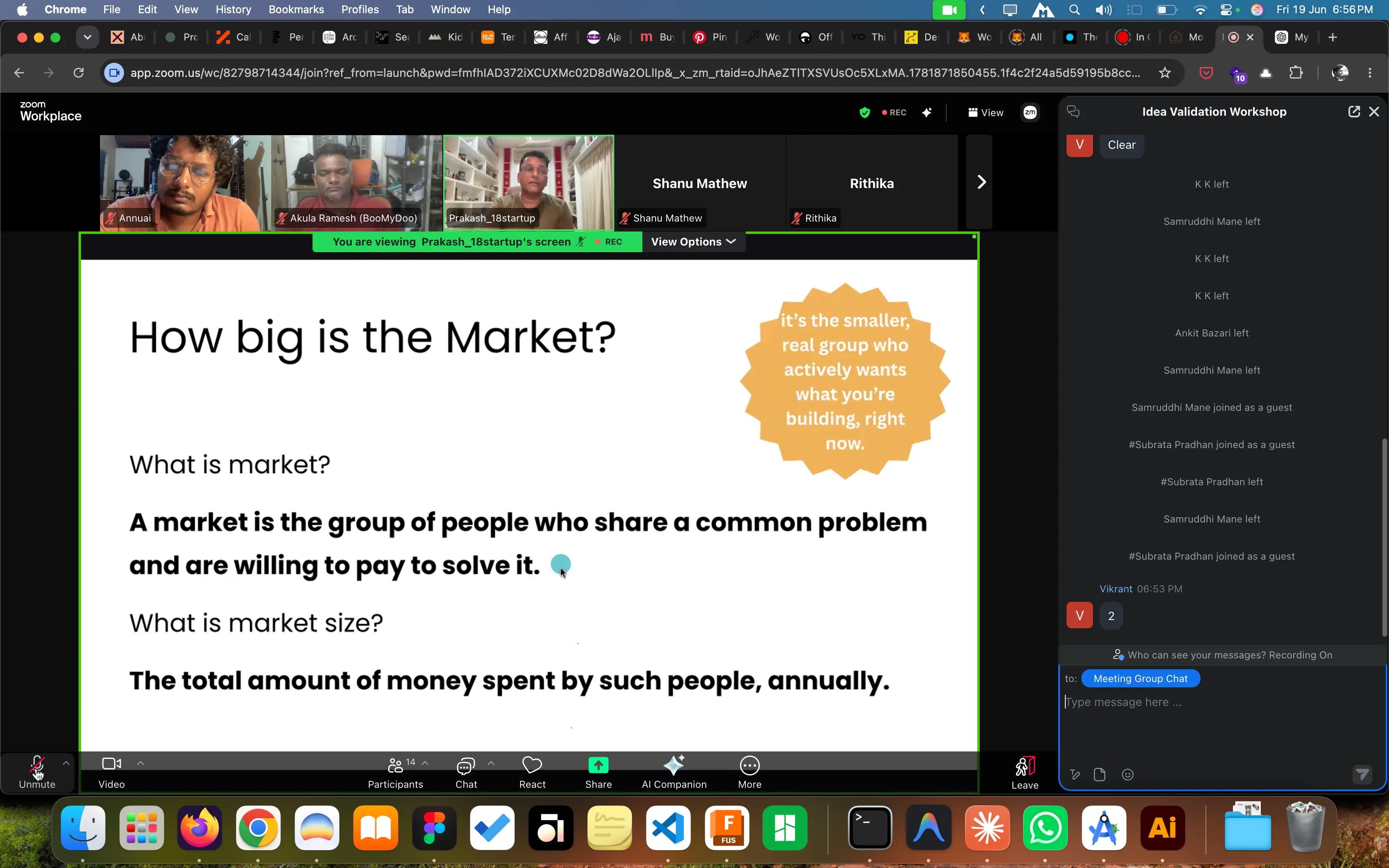 What is a big enough market