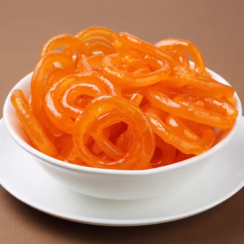 Freshly made jalebi