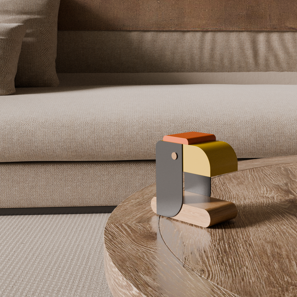 A render of the hornbill lamp created while learning Blender