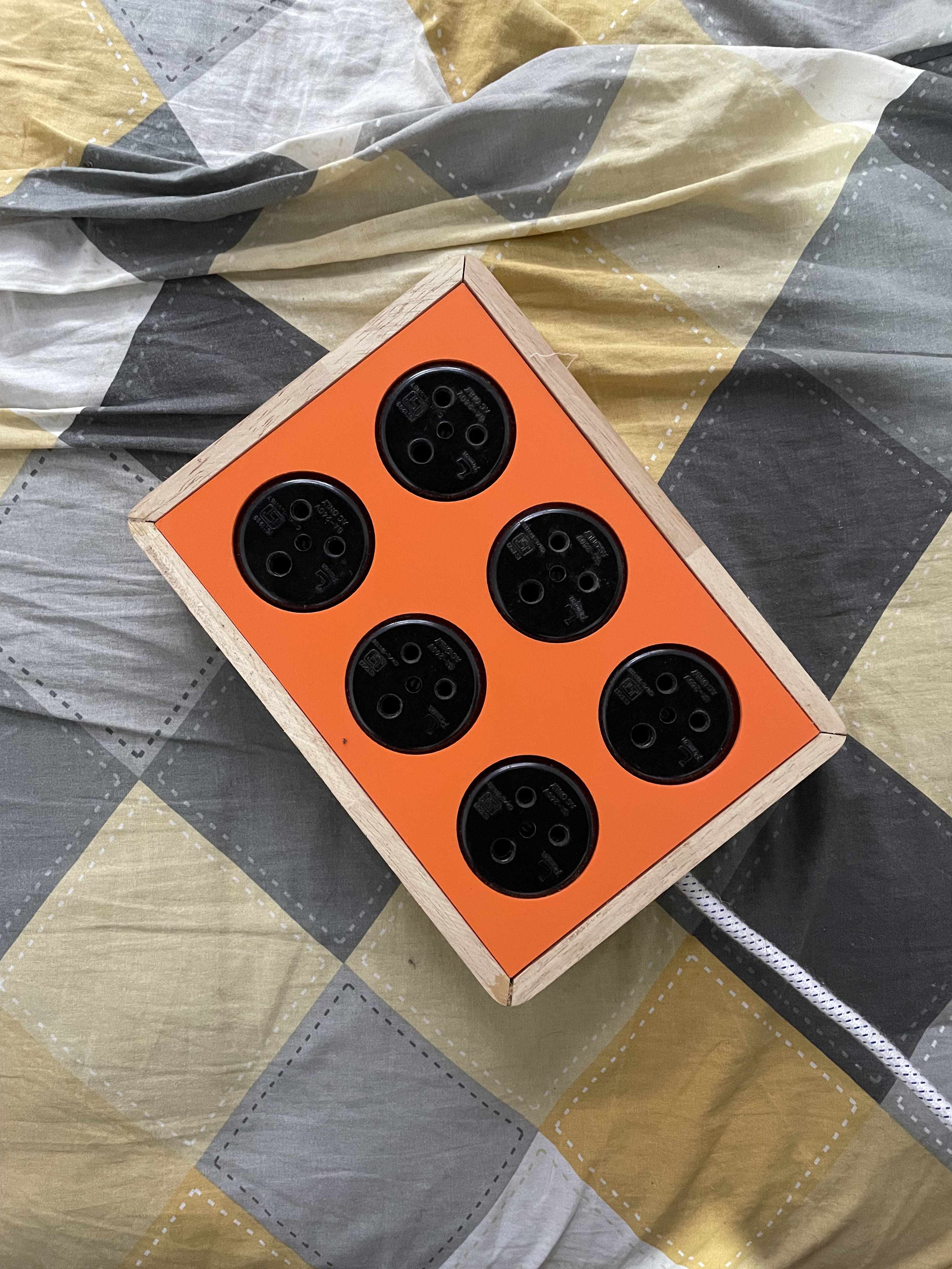 Power cord organizer — prototype