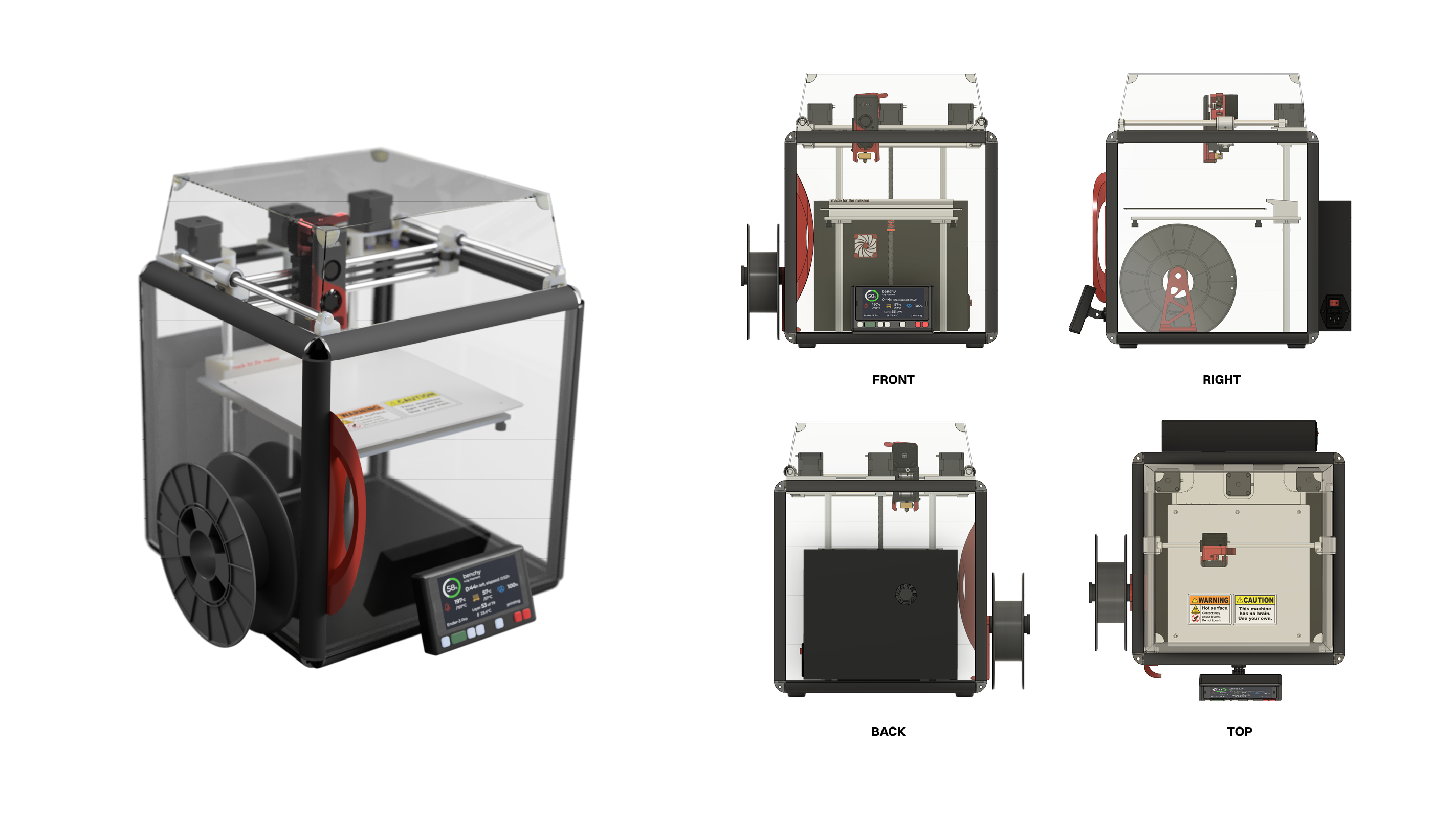 Final 3D printer render