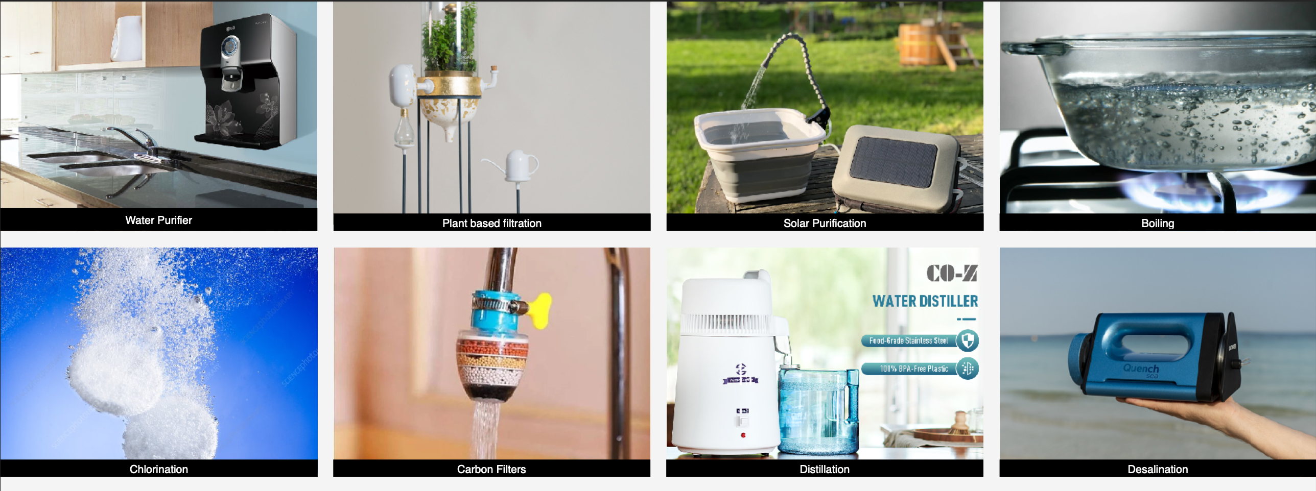Innovative purification methods