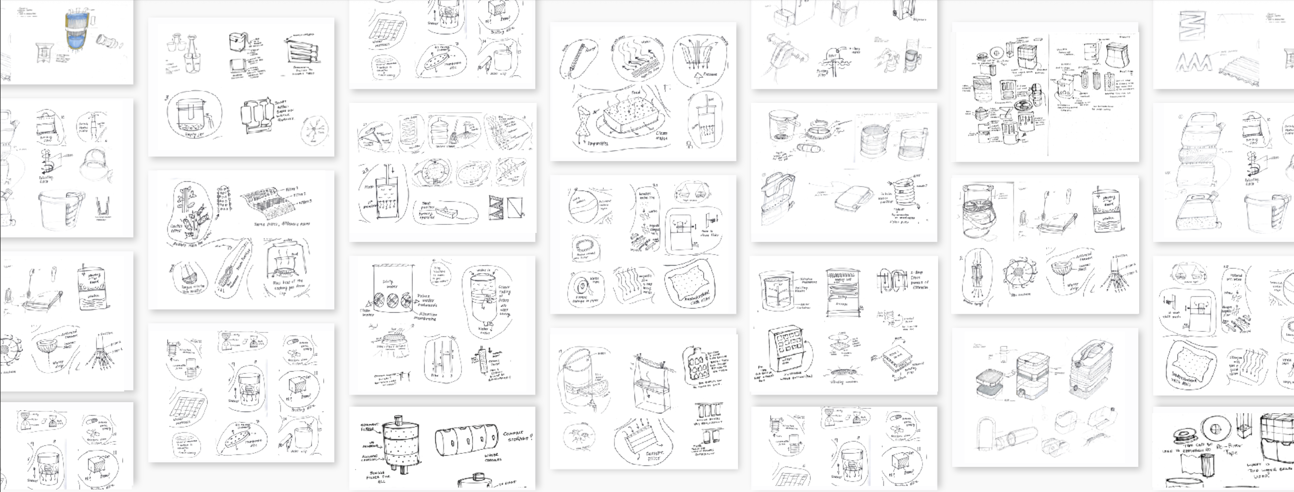 Concept sketches — modular architecture exploration