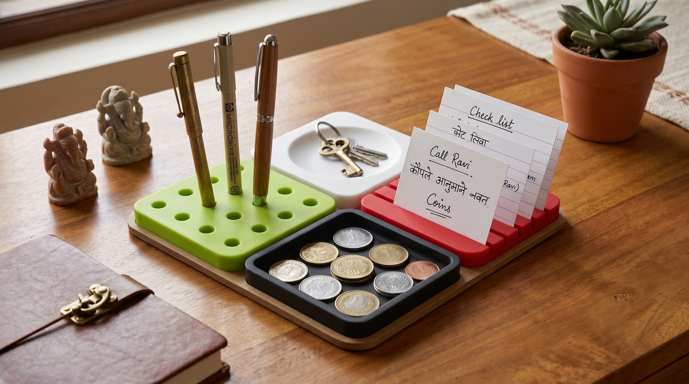 Organizer — side profile